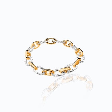 TANE; Mexico 1942  Ana Vermeil Bracelet  From the Ana Collection; t...