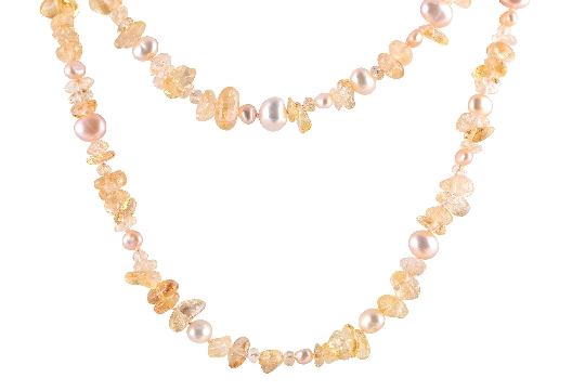 Artist - Anne-Marie Warburton Citrine tumbled gemstones strung and...