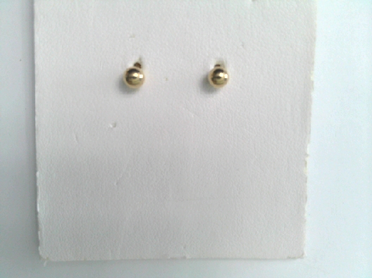 14kt-y 4mm studs OTH