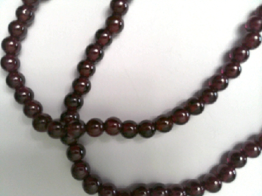 34   Continuous Strand Cabachon Garnet Beads OTH