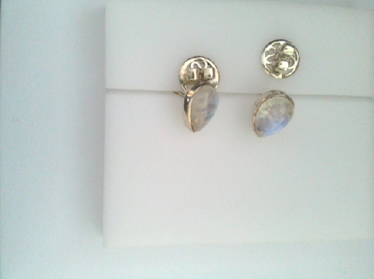 Sterling Little Paradise Moonstone studs OTH