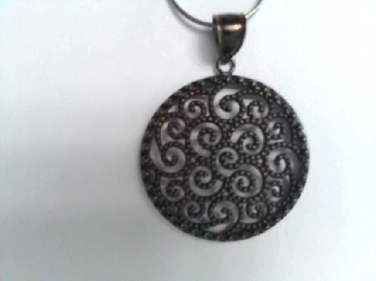 sterling oxidized pendant OTH