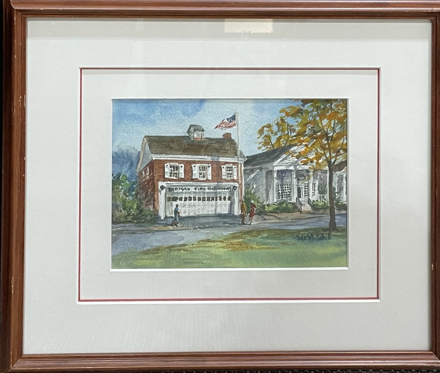 Framed Print of Bedford NY Firehouse
Mary Evelyn Whitehill