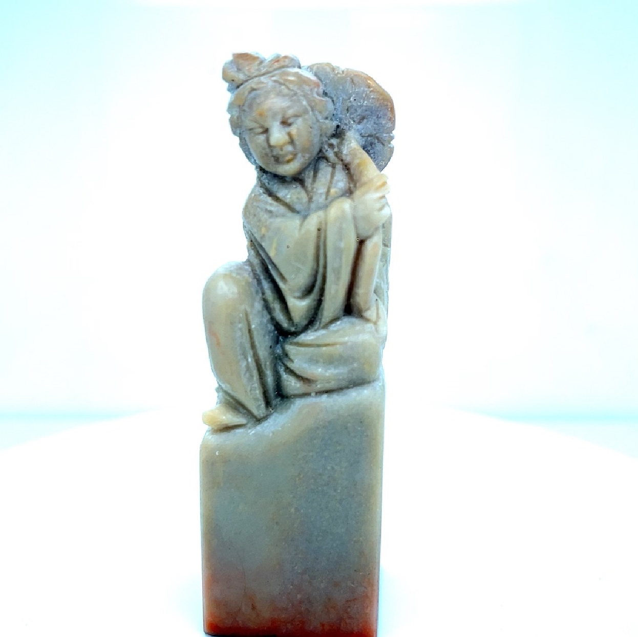 Chinese Artist Name Seal made of Chicken Blood Stone 