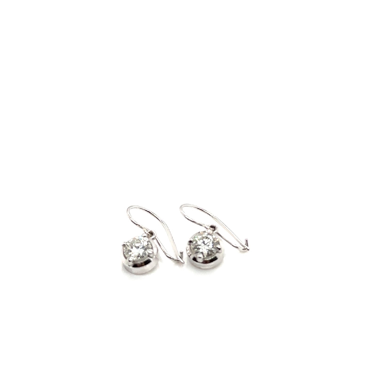 Platinum Diamond Earrings 

1.23cttw Diamonds
I/VS1 

Appraisal on File