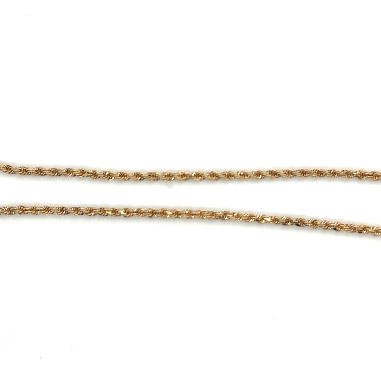 14K Yellow Gold Rope Chain 20 Inches