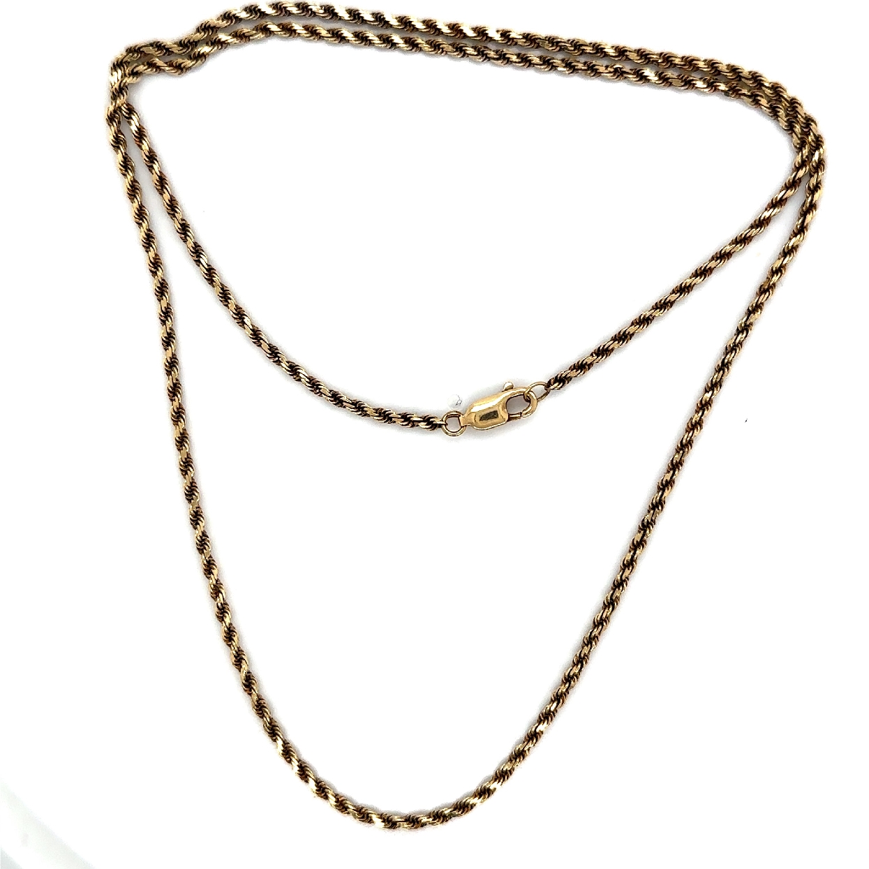 14K Yellow Gold Rope Chain

20 Inches 