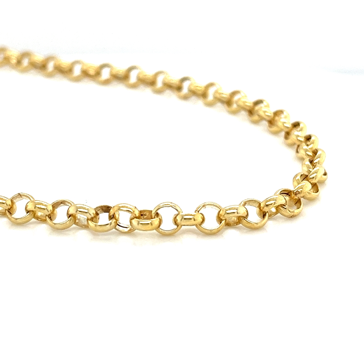 14 kt rolo chain 24 inches