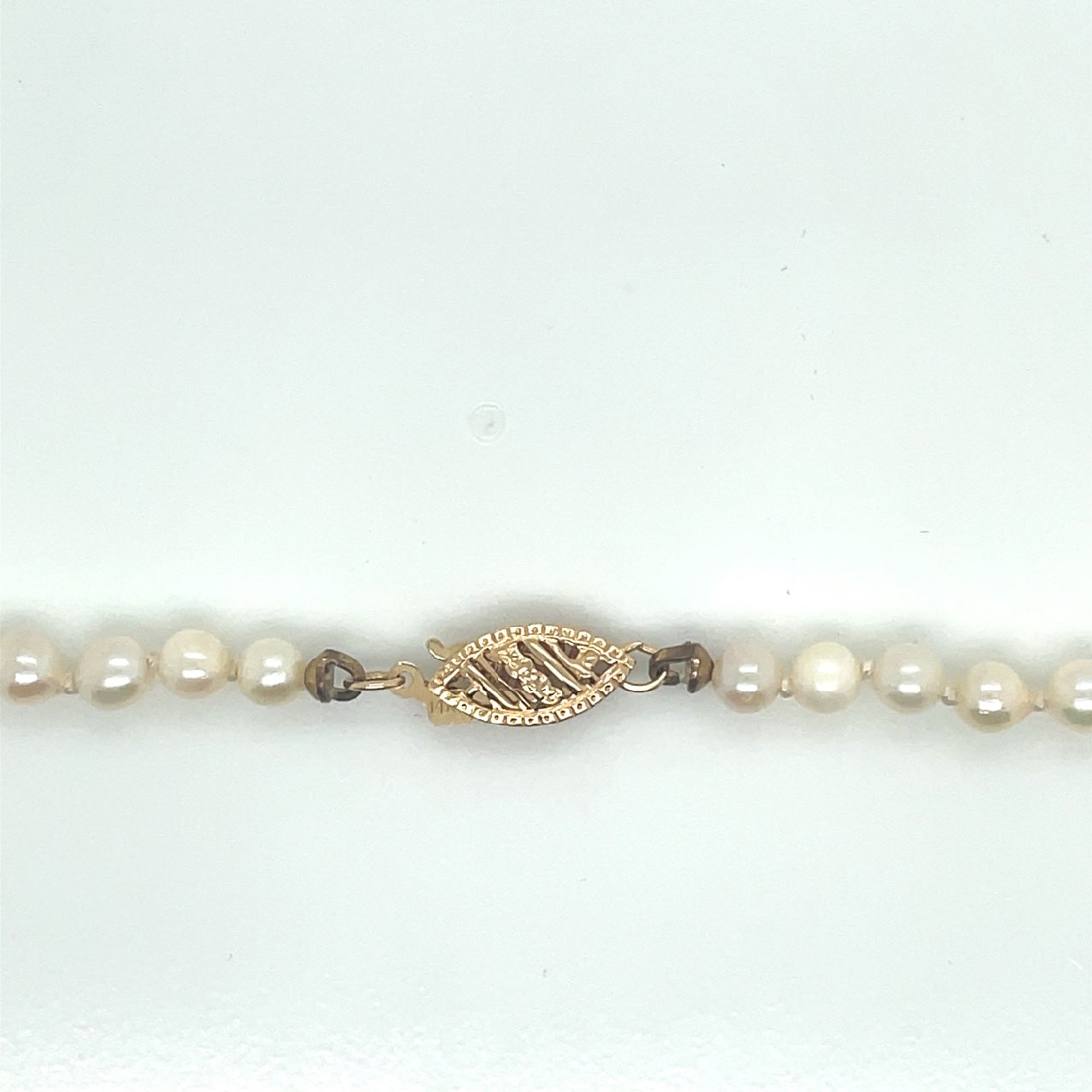 7   Pearl Bracelet with 14K White Gold Clasp 