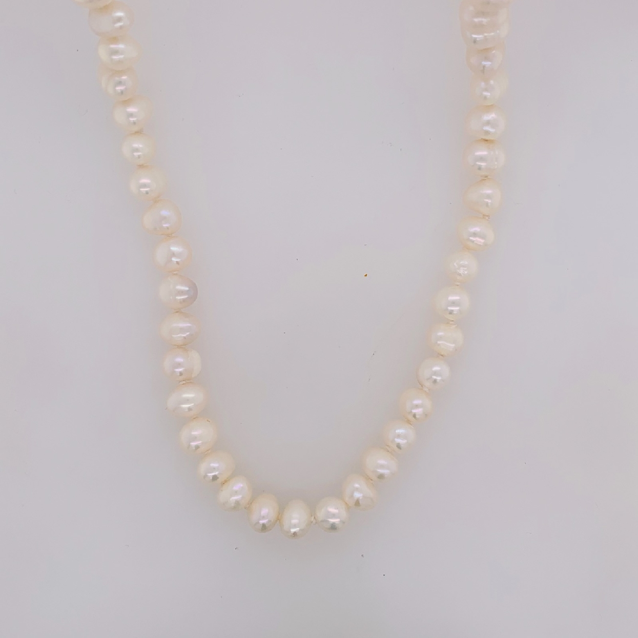 24 Inch 6mm Pearl Necklace with no Clasp