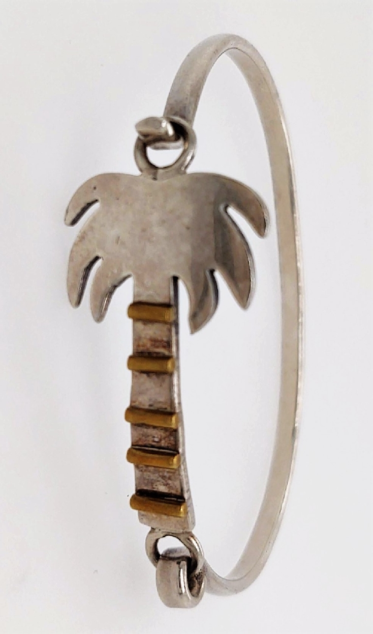 Sterling Silver Palm Tree Bracelet