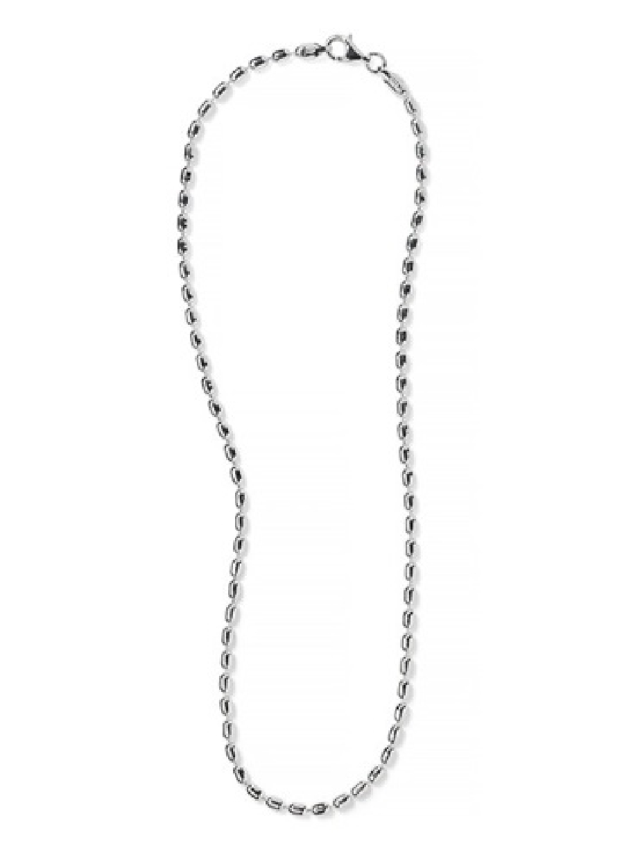 Southern Gates Sterling Silver Rice Bead Chain 20 Inches Plus 2 Inch Extender
3.0mm 