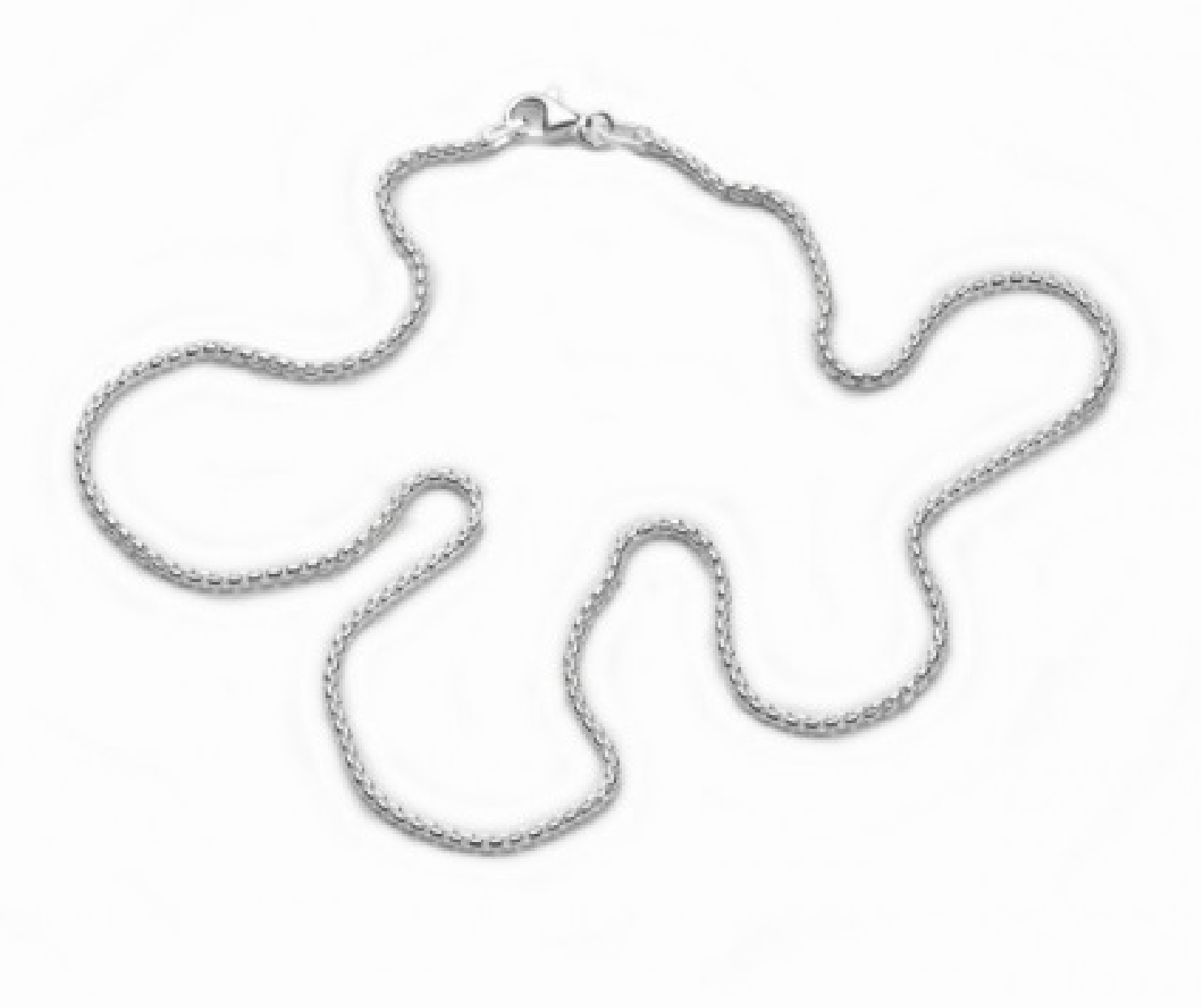 Southern Gates Sterling Silver Rounded Box Chain 24 Inches with a 2 Inch Extender 

MSC22/24+2