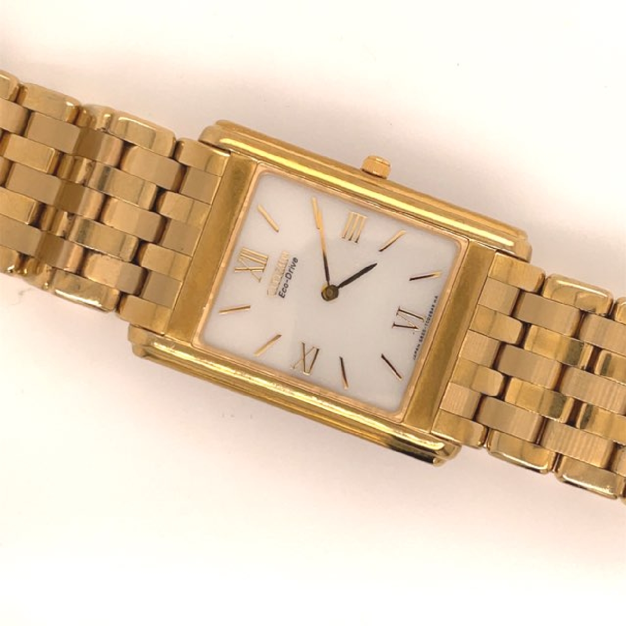 Stainless Steel Citizen Eco-Drive Gold Tone Watch