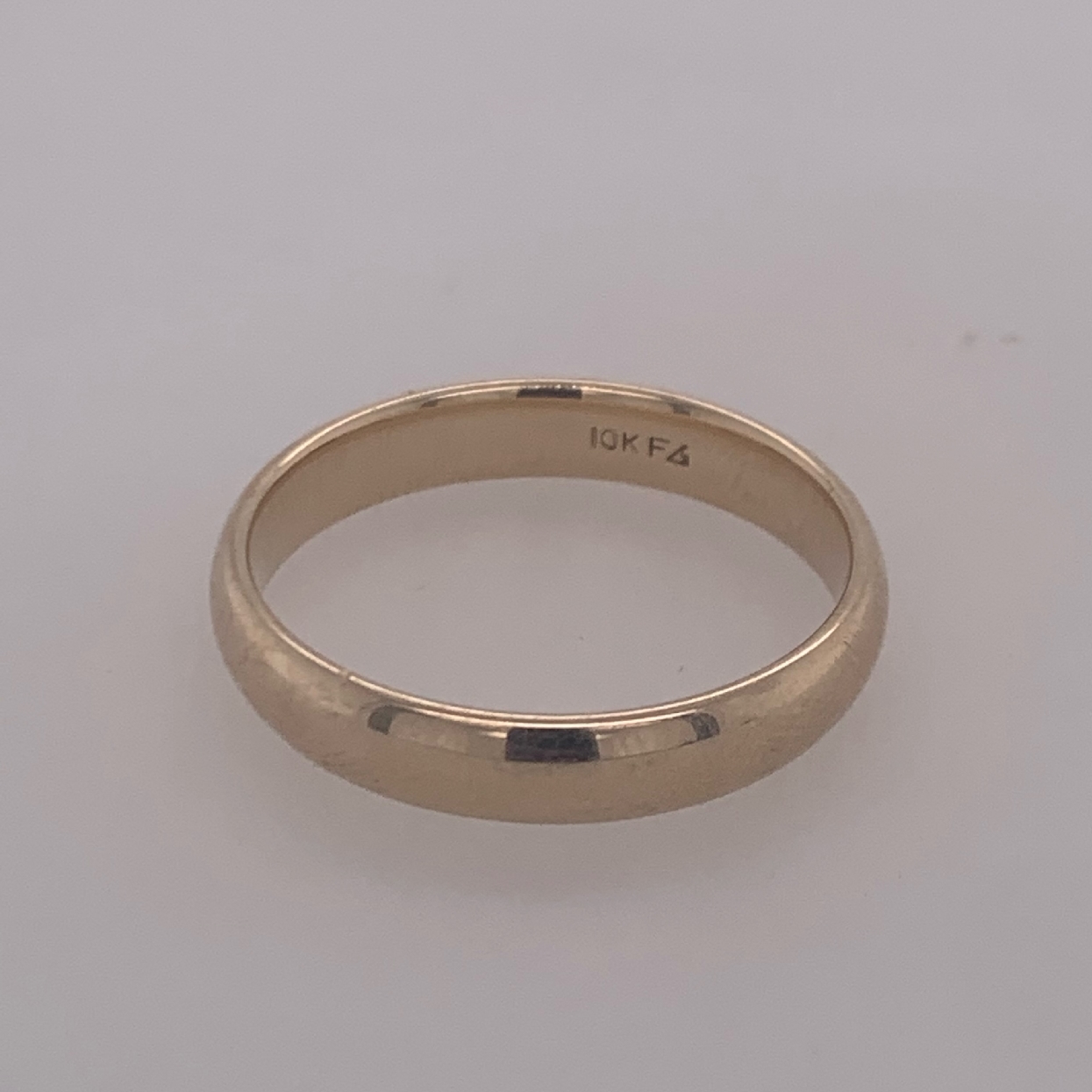 10K Yellow Gold Comfort Fit Wedding Band size: 10.25