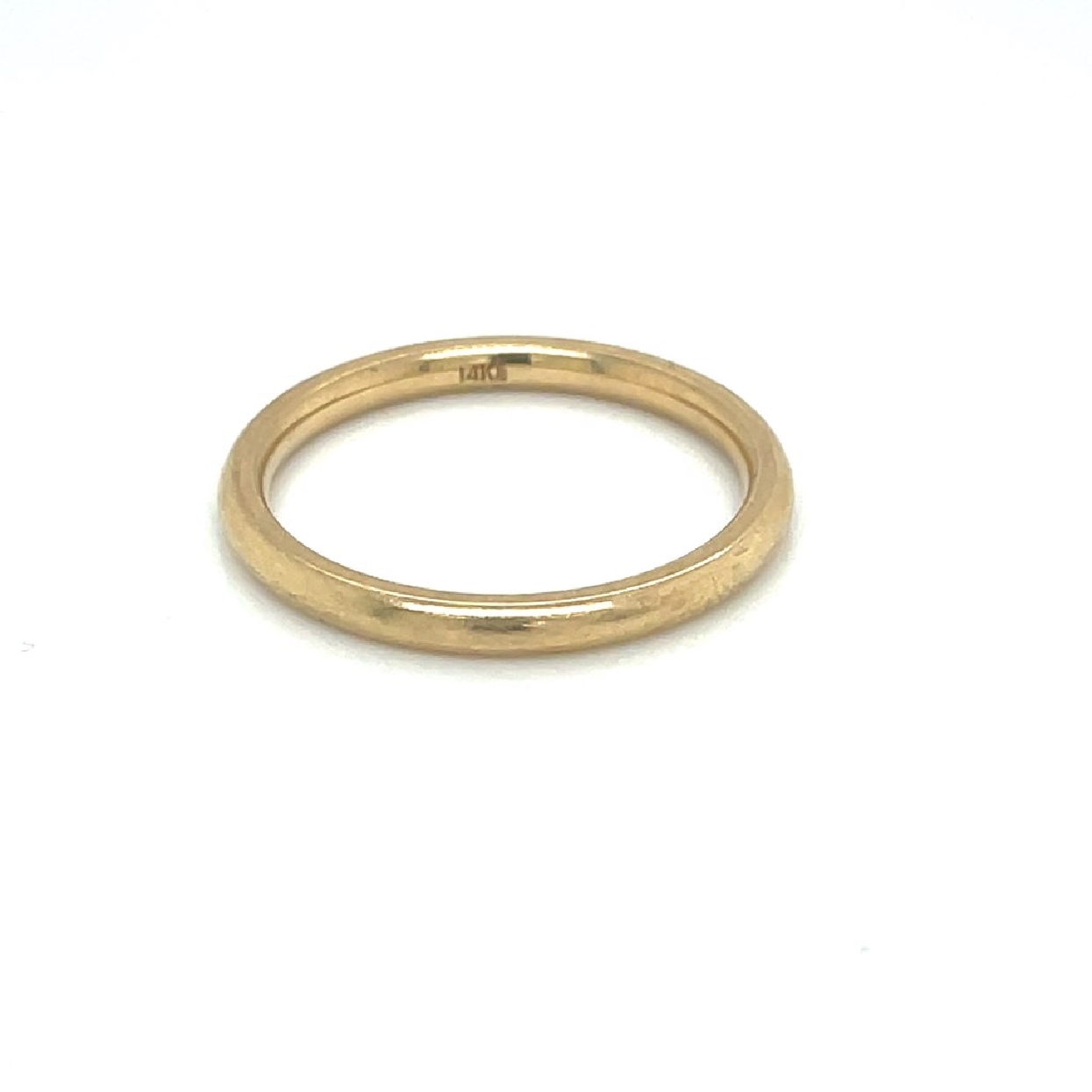 14kt Yellow Gold 2mm Thick Band size 7