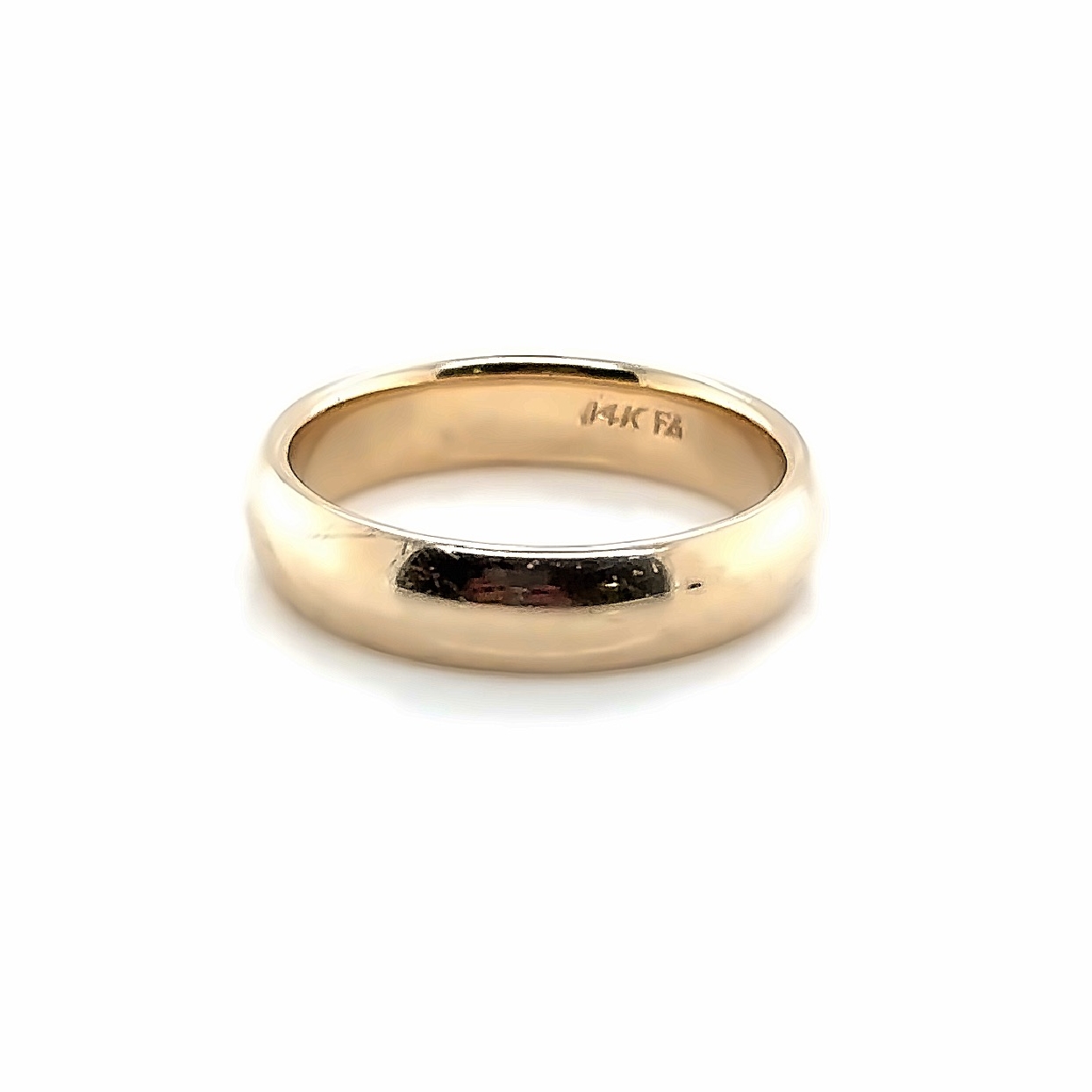 14K Yellow Gold Comfort Fit Wedding Band

Size 12