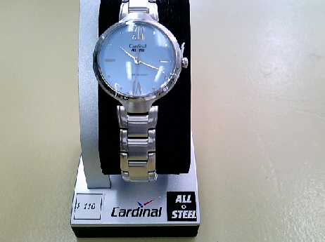 1335: One ladies ALL STEEL Cardinal bracelet watch 