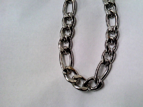 1412: one Chisel 5.3mm 20 inch stainless steel Figaro style chain 