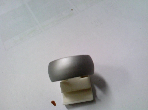 2566: One 8.7mm Domed Silicone silver band