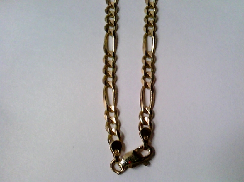 2889: one 10k yellow gold 20 inch Figaro style chain