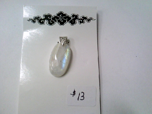 3050: rainbow moonstone pendant