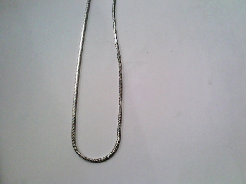 3782: One Chisel Brand stainless steel 18 inch square snake chain