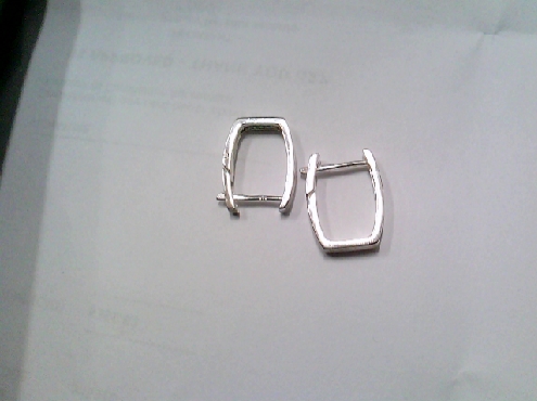 3900: One pair unisex sterling silver 925 lever back earrings