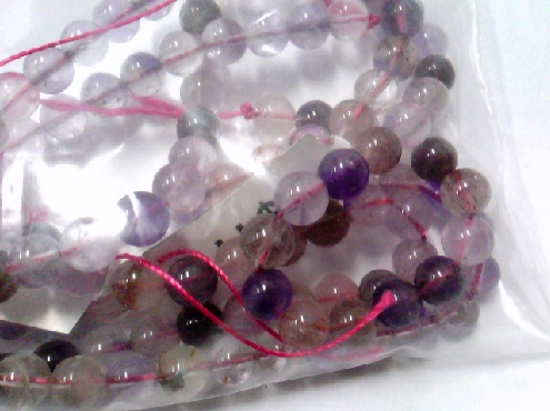 4181: super 7 quartz beads for custom bracelet