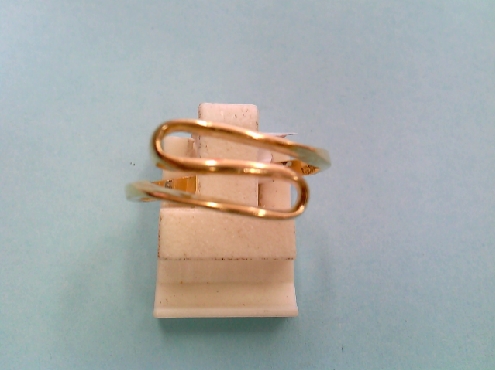 53211: Ladies 14k yellow gold ribbon ring