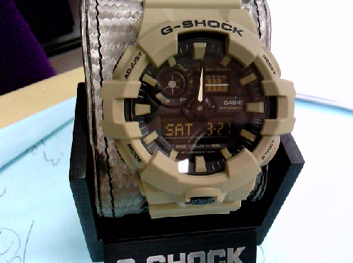 CASIO06: G shock Front button black  Casio watch