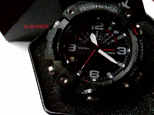 CASIO15: Mudmaster black resin Casio G Shock brand watch