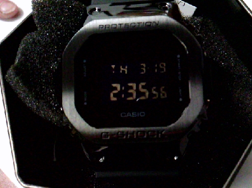 CASIO25: Casio G Shock brand getns black silver tone watch