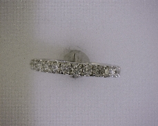 14kW 0.42ctw G-H VS Diamond (14) Wedding Band 