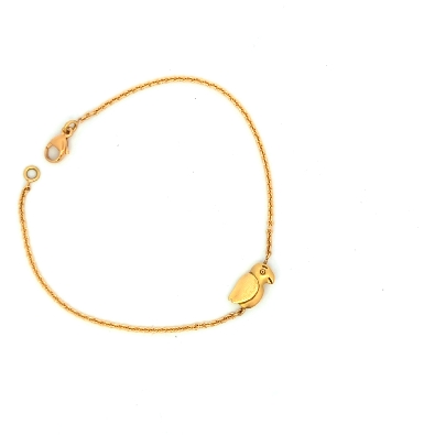 Alex Sepkus; New York  18K Gold Lovebird Bracelet  From the Alex Se...