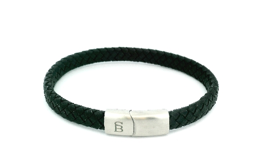 Steel & Barnett Riley Bracelet - Black Sophistication Meets Simpl...
