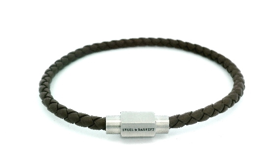 Steel & Barnett  Luke Landon Bracelet -Brown Nappa Leather  Sophist...