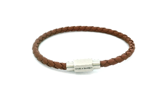 Steel & Barnett  Luke Landon Bracelet - Peanut Nappa Leather  Sophi...