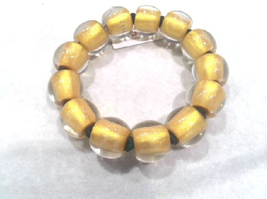 ZSISKA Design Co. COLOURFUL BEADS Bracelet - GOLD The Colourful B...
