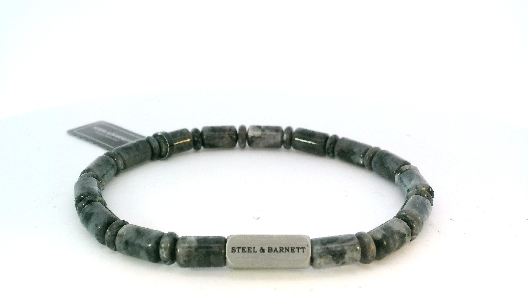 Steel & Barnett Colourful Cal Barrel Gemstone Bracelet - Spectroli...