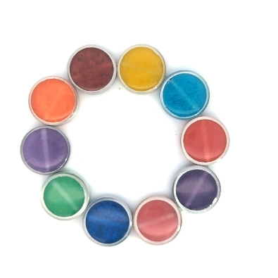 Color Love  Resinique Circle Bracelet - Multi Coloured  Add a burst...