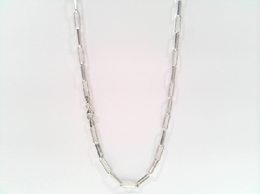 Gallery Gemma  18 Inch Large Silver Paper Clip Chain  Paper clip ch...