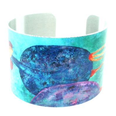 Catherine Bobesich; Artist  Gordie s African Guinea Fowl Cuff  Limi...