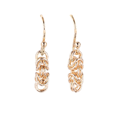 Gallery Gemma Chain Maille Collection  Yellow Gold Micro Byzantine ...