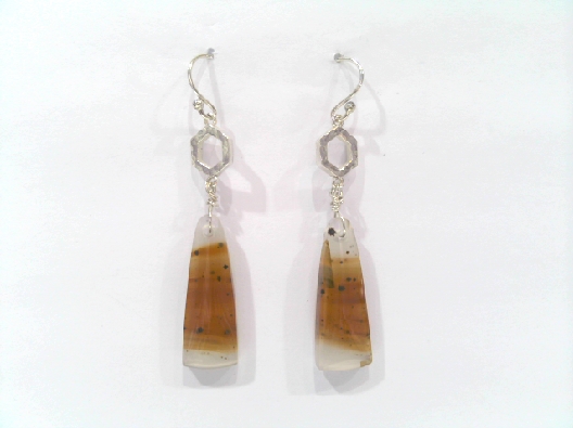 Providence Collection  Montana Agate Drop Earrings  Unique earrings...