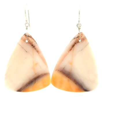 Providence Collection  Channel Wood Gemstone Earrings  Very unique ...
