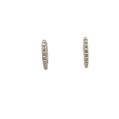 Anzie Jewelry; Montreal  Sterling Silver Dew Drop Huggie Earrings  ...