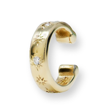 Anzie Jewelry; Montreal  Mel Soldera Celestial Ear Cuff  14k yellow...