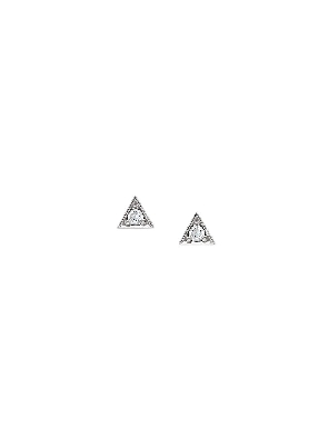 Anzie Jewelry; Montreal  Cleo Triangle Stud Earrings  Delicate micr...