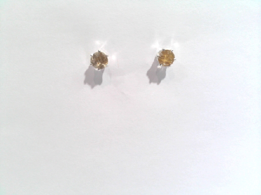 Gallery Gemma Gemstones  6mm Rutilated Quartz Stud Earrings  Featur...